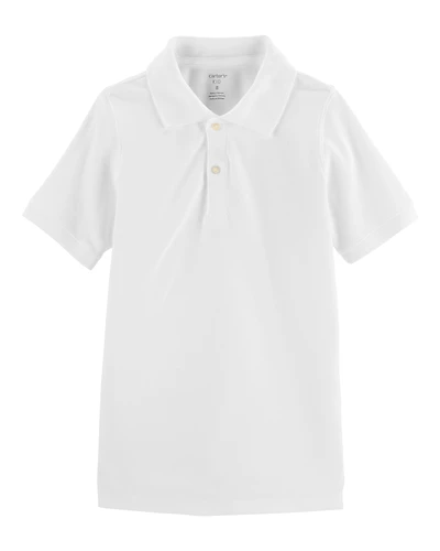 Kid Piqué Uniform Polo