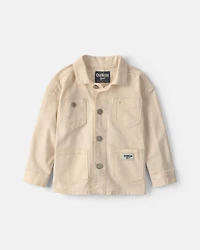 Toddler Canvas Jacket - Ivory