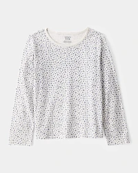 Kid 2-Piece Floral Print Tee & Tank Dress Set - Green/Grey