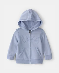 Baby OshKosh Logo Zip-Up Hoodie - Blue