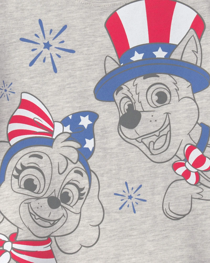 Toddler Paw Patrol® Fourth Of July Graphic Tee - Grey