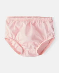 Baby Girl Embroidered Cotton Long-Sleeve Dress - Pink