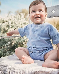 Baby Girl 2-Piece Seashell-Print Made with Organic Cotton