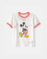 Toddler Disney© Mickey Mouse Graphic Tee - White