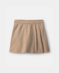 Girls 2-Pack Uniform Ponte Skort - Khaki