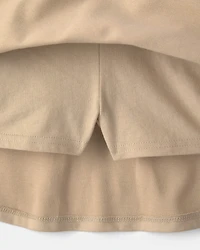 Toddler Girl 2-Pack Uniform Ponte Skort - Khaki