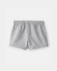 Baby Boy French Terry Shorts - Grey
