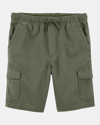 Kid  Cargo Utility Shorts - Olive