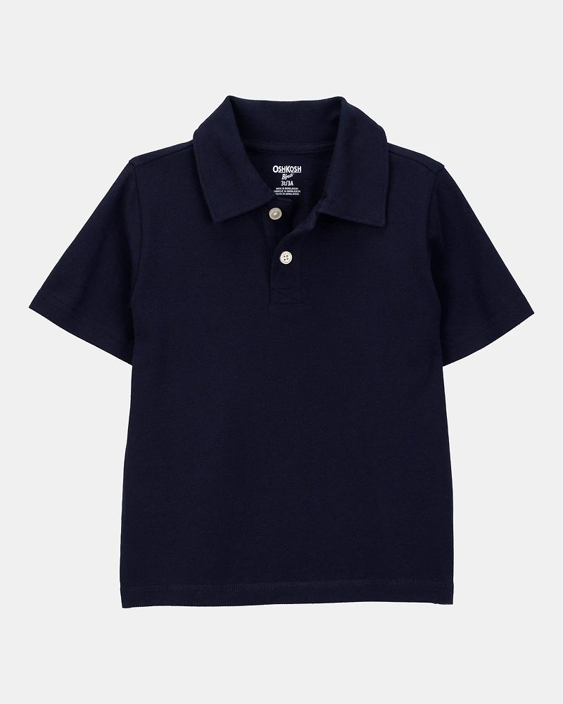 Toddler -Pack Pique Uniform Polo Shirts