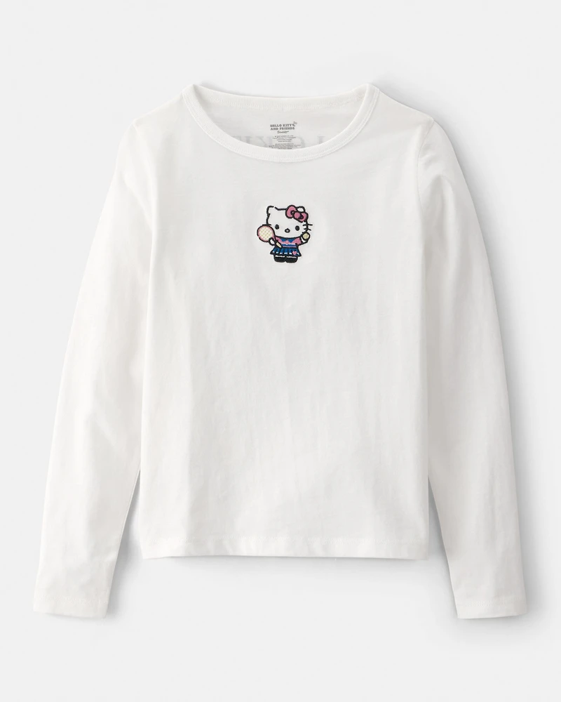 Girls Hello Kitty® Long-Sleeve Top - White