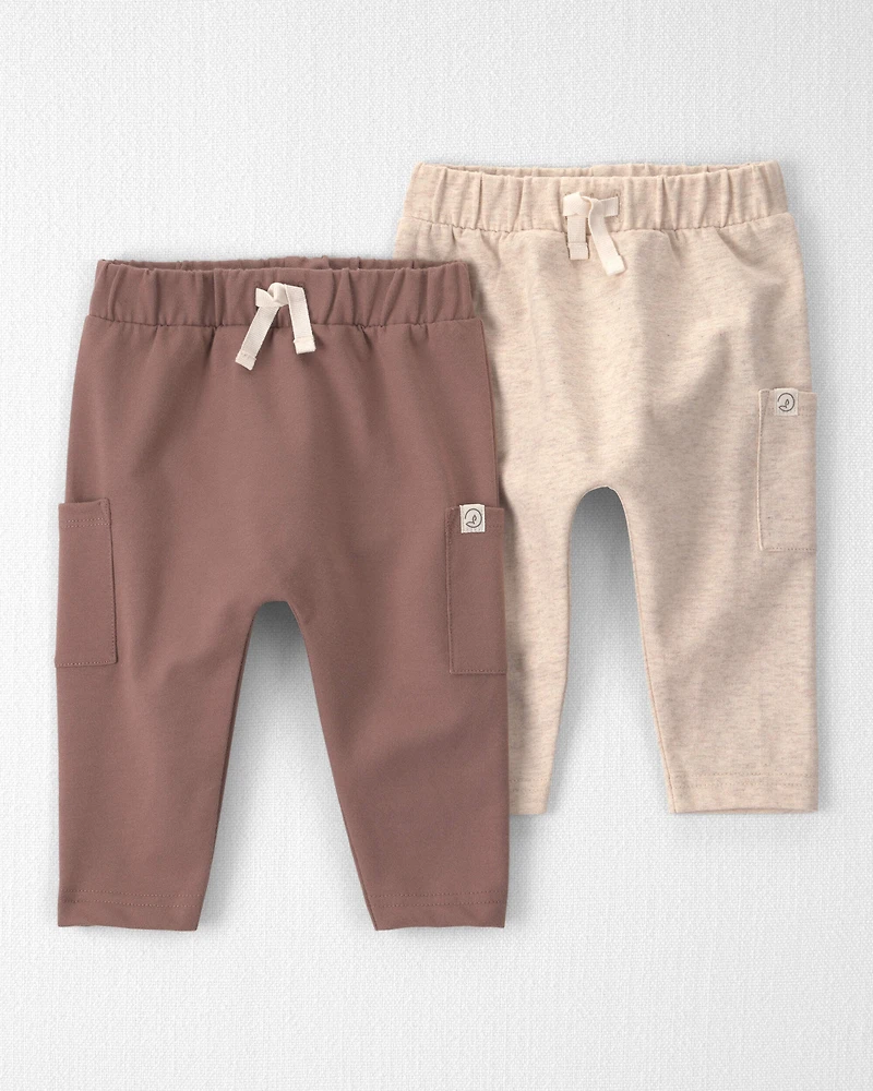 Baby 2-Pack Organic Cotton French Terry Joggers