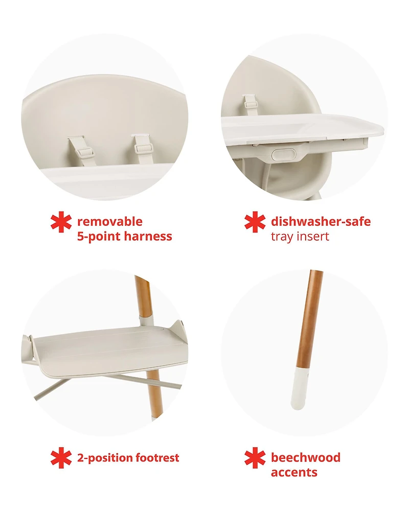 EON 4-in-1 High Chair - Oat