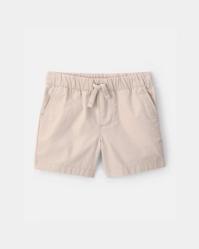 Baby Boy Canvas Shorts - Khaki