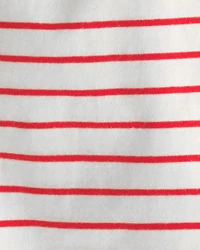 Baby Girl 3-Piece Sailboat Short-Sleeve Top, Bodysuit & Short Set - Red/White