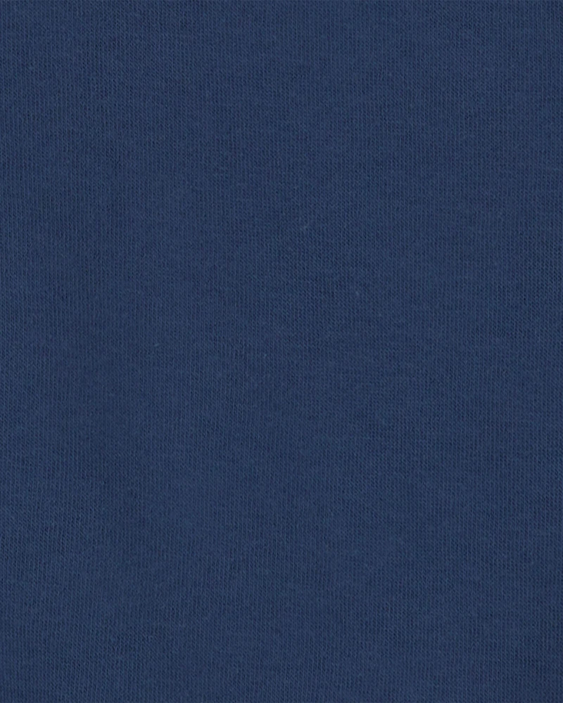 Boys Fleece Zip-Up Hoodie - Navy Blue