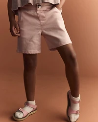 Toddler Girl Bermuda Shorts - Light Pink