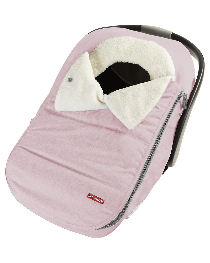 Stroll & Go Car Seat Cover - Pink Heather