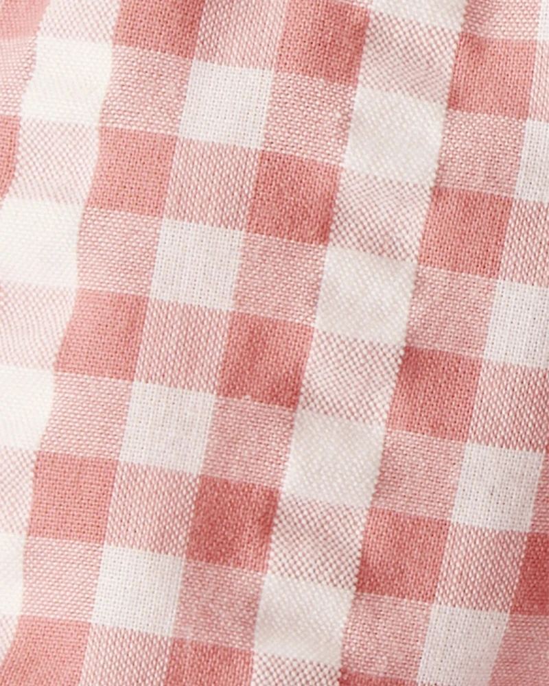 Baby Gingham Shorts Made With Organic Cotton