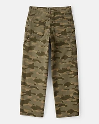 Boys Camo Carpenter Fashion Pants