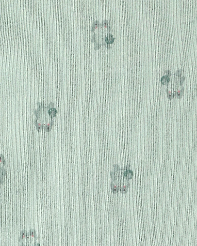 Baby 3-Piece Frog Bodysuit & Pant Set - Green/Grey