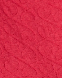 Baby Girl 3-Piece Heart Quilted Vest Outfit Set - Red