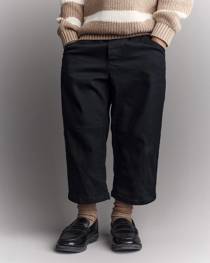 Toddler Barrel Pant - Black