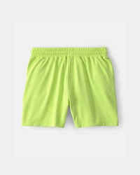 Boys Mesh Active Shorts - Green