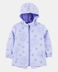 Toddler Girl PAW Patrol Rain Jacket - Purple