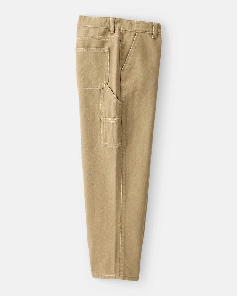 Boys Carpenter Fashion Pants - Khaki