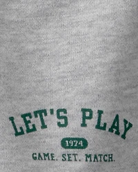 Baby Boy 3-Piece Varsity Cardigan, Bodysuit & Short Set - Green/Grey