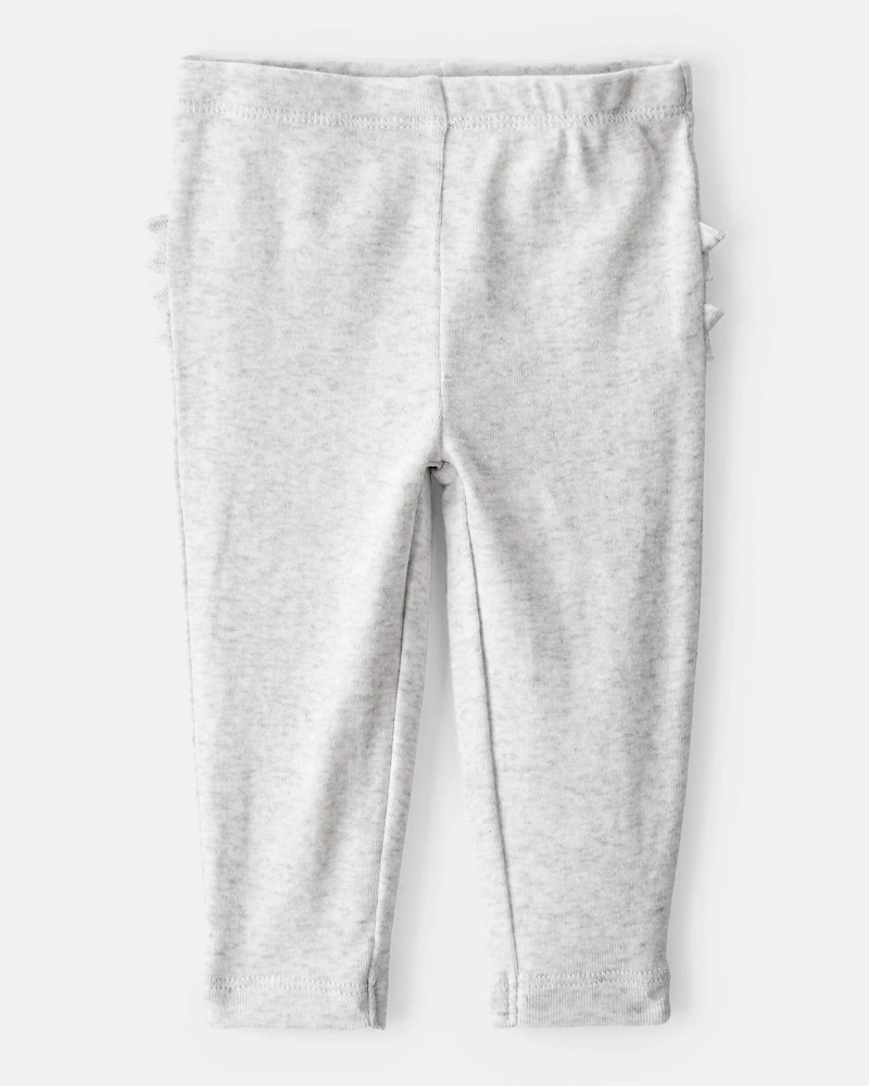 Baby 2-Pack Floral Pull-On Pants - Grey/Blue