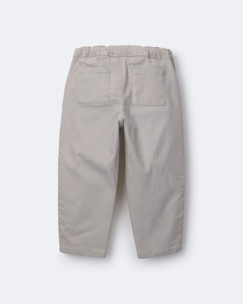 Toddler Boy Woven Pant - Grey