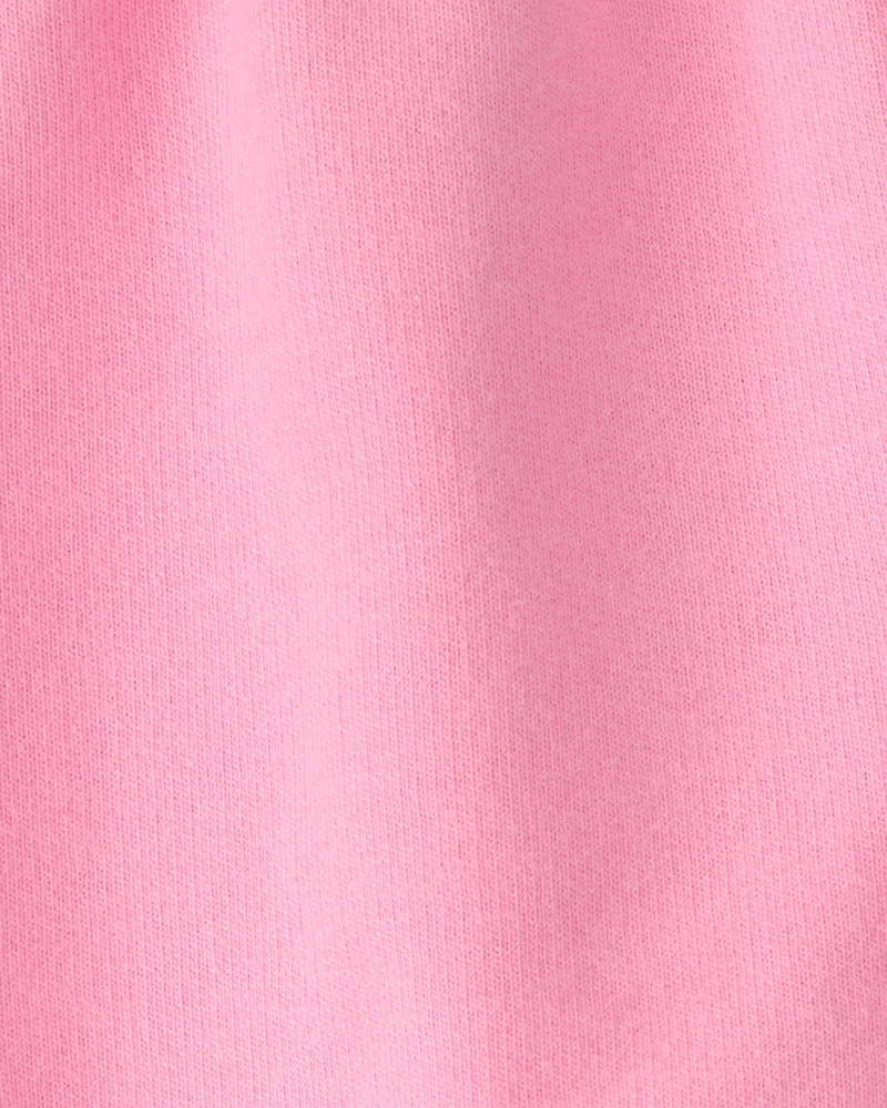 Toddler Girl French Terry Athletic Shorts - Pink