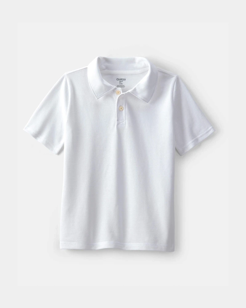 Boys -Pack Uniform Piqué Polo Shirts