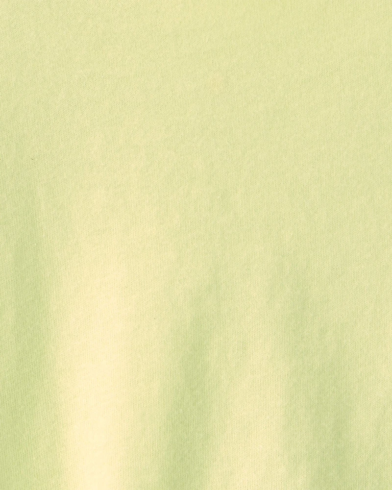 Baby Girl Peplum Tank Top - Green