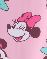 Baby Girl Disney© Minnie Mouse 1-Piece Swimsuit Rashguard - Pink