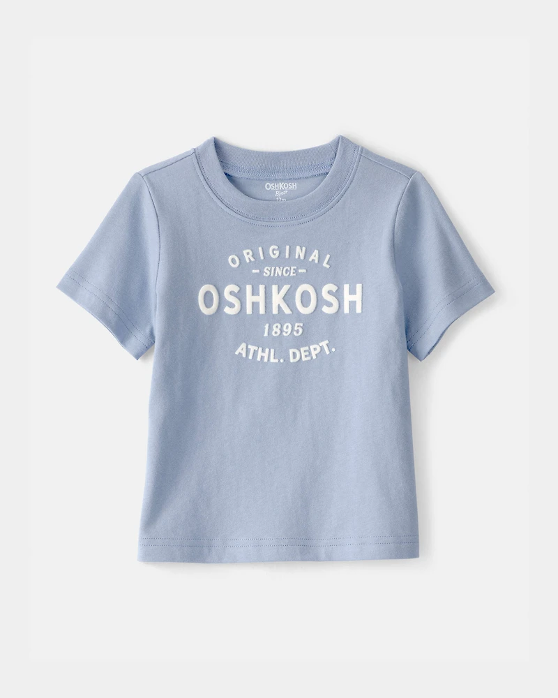 Baby OshKosh Logo Short-Sleeve Graphic Tee - Blue