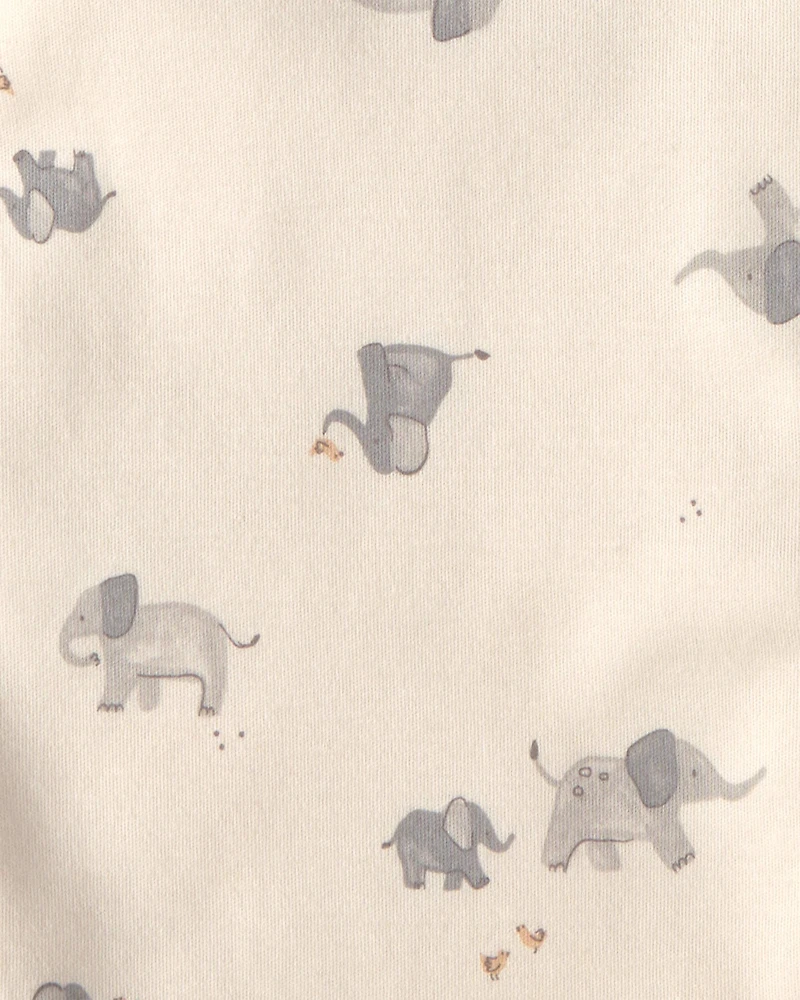 Baby 4-Pack Elephant Burp Cloths