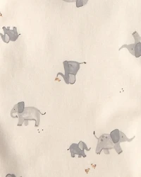 Baby 4-Pack Elephant Burp Cloths
