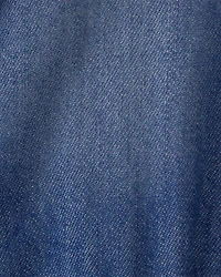 Baby Girl Denim Button-Up Dress - Dark Wash