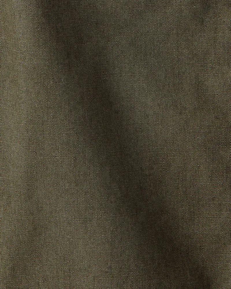 Baby 2-Piece Team Champ Tee & Overall Set - Ivory/Olive