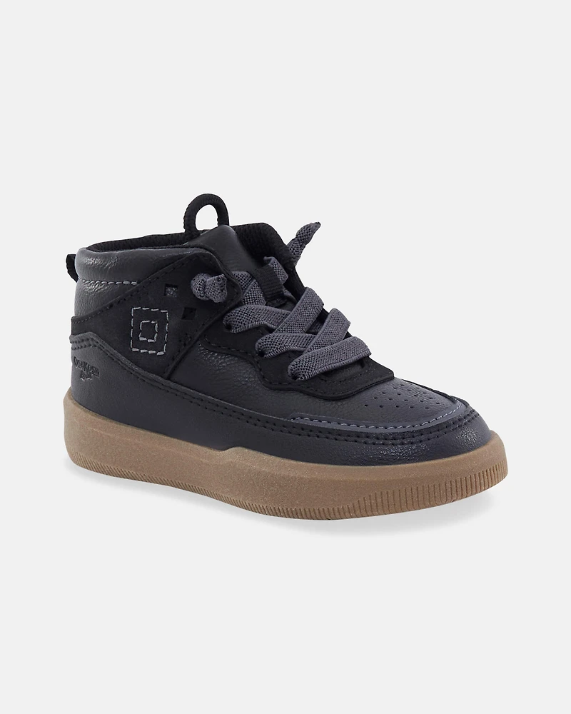 Boys Casual Easy On High-Top Sneakers - Black