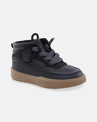 Boys Casual Easy On High-Top Sneakers - Black