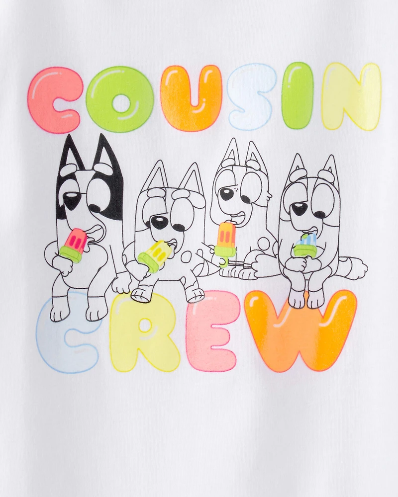 Toddler Bluey™ Graphic Tee - White