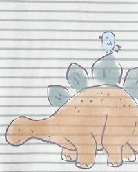 Toddler Boy 2-Piece Dinosaur Striped Hooded Tee & Jogger Set