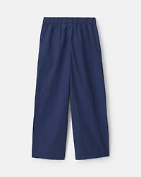 Girls Nylon Track Pants - Navy Blue