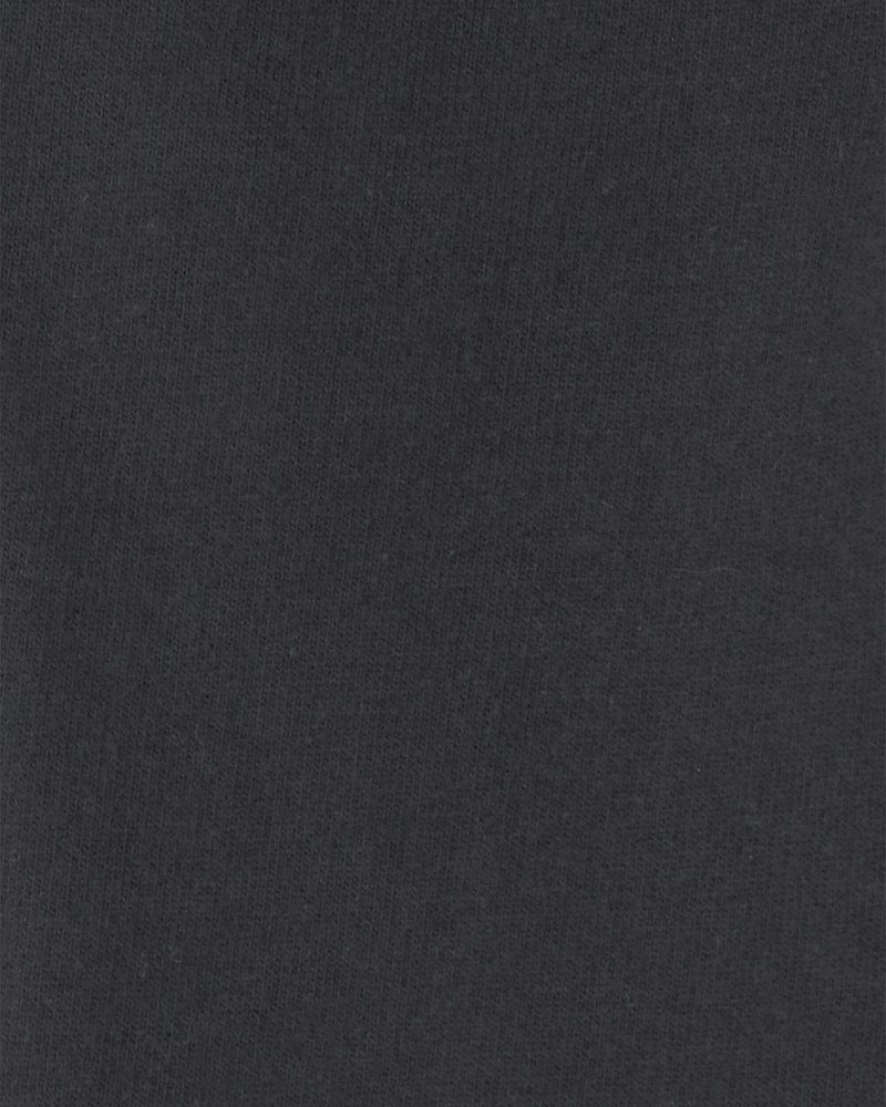 Toddler Boy Pull-On French Terry Pants - Black