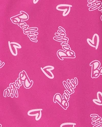 Kid Barbie Coat Style Loose Fit 2-Piece Pajamas - Pink
