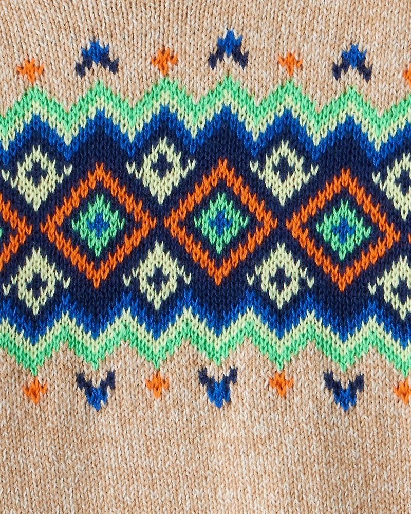 Baby Boy Sweater - Tan