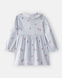 Toddler Girl Corduroy Dress - Grey
